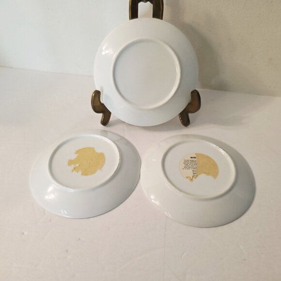 3 Lava Candles Co Round Mini Fashionista Trendy Woman Puppy Dog Decor Plates - Picture 5 of 5